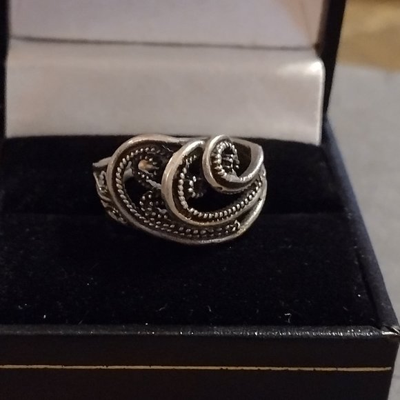 Vintage Sterling Israel Ring - Picture 3 of 8